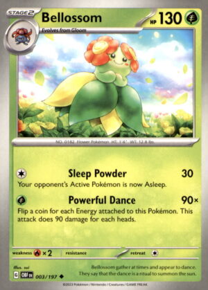 SV03: Obsidian Flames #003/197 Bellossom