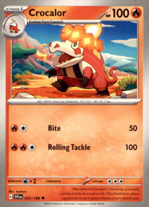 SV01: Scarlet & Violet Base Set #037/198 Crocalor