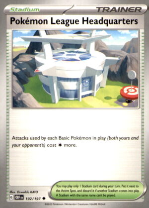 SV03: Obsidian Flames #192/197 Pokemon League Headquarters