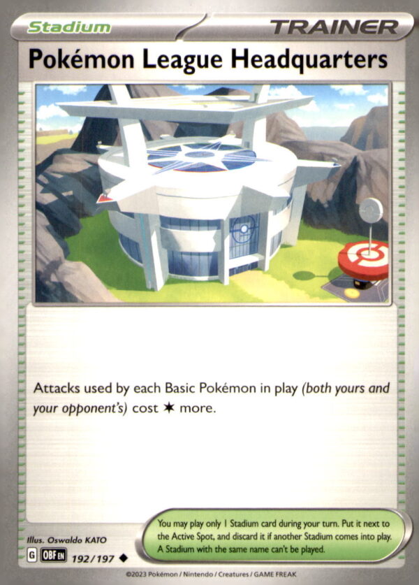 SV03: Obsidian Flames #192/197 Pokemon League Headquarters
