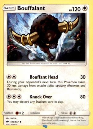 SM - Burning Shadows #108/147 Bouffalant