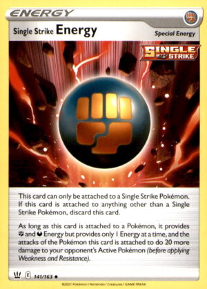 SWSH05: Battle Styles #141/163 Single Strike Energy
