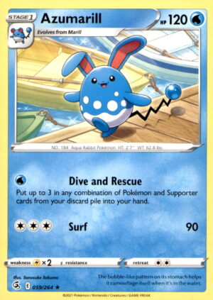 SWSH08: Fusion Strike #059/264 Azumarill