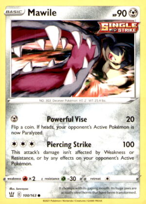 SWSH05: Battle Styles #100/163 Mawile