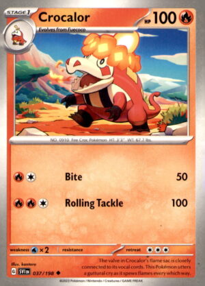 SV01: Scarlet & Violet Base Set #037/198 Crocalor