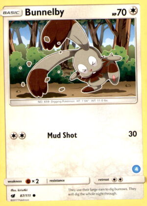 SM - Crimson Invasion #87/111 Bunnelby