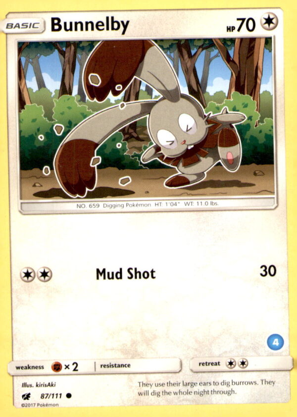 SM - Crimson Invasion #87/111 Bunnelby