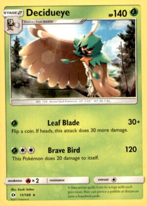 SM Base Set #11/149 Decidueye