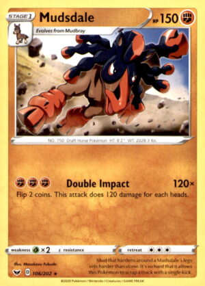 SWSH01: Sword & Shield Base Set #106/202 Mudsdale