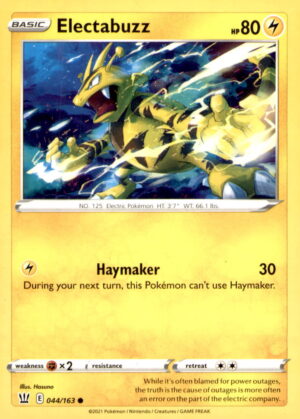 SWSH05: Battle Styles #044/163 Electabuzz