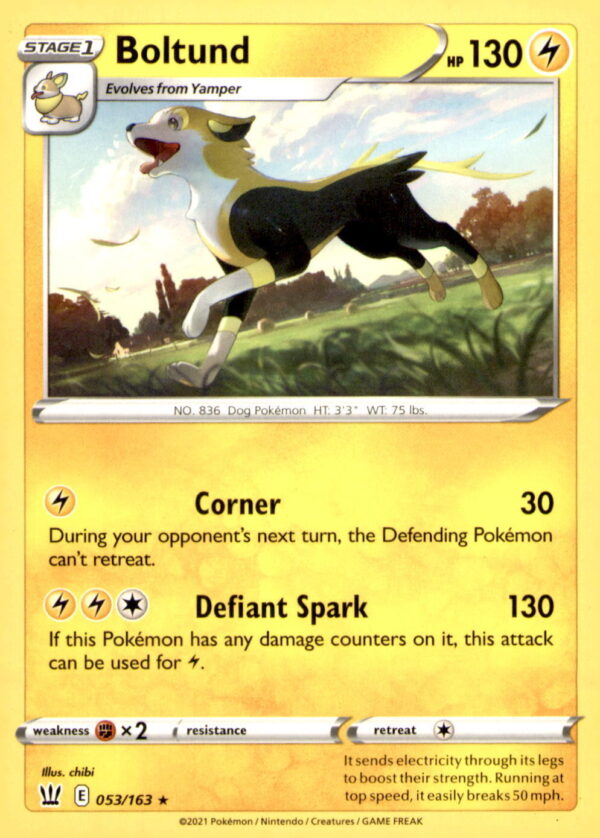 SWSH05: Battle Styles #053/163 Boltund