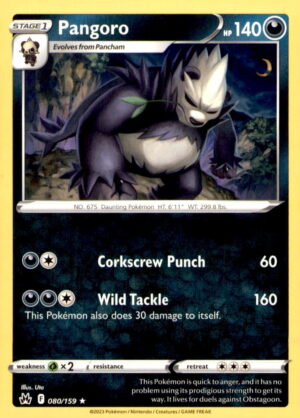 Crown Zenith #080/159 Pangoro