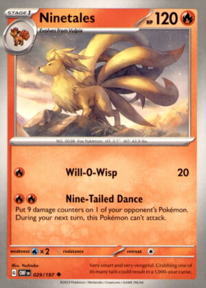 SV03: Obsidian Flames #029/197 Ninetales