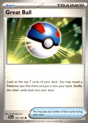 SV02: Paldea Evolved #183/193 Great Ball