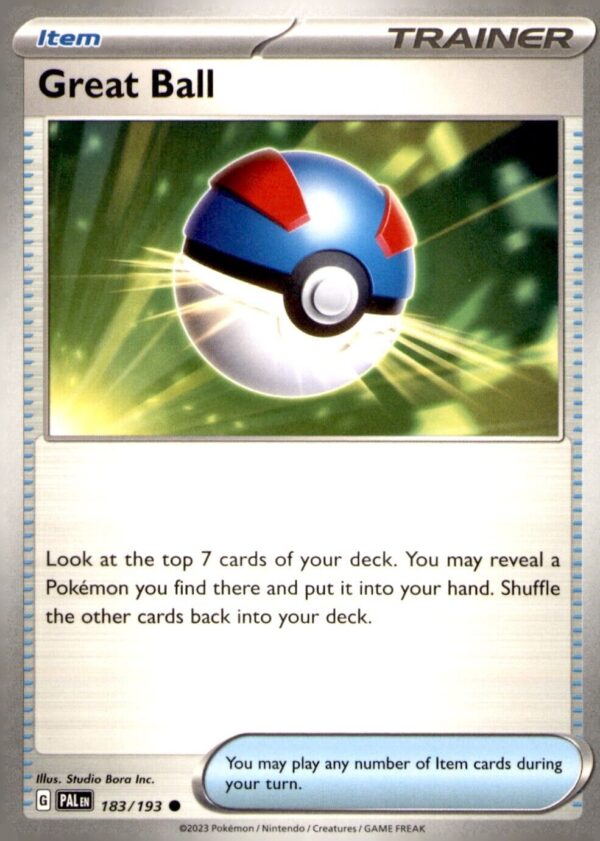 SV02: Paldea Evolved #183/193 Great Ball