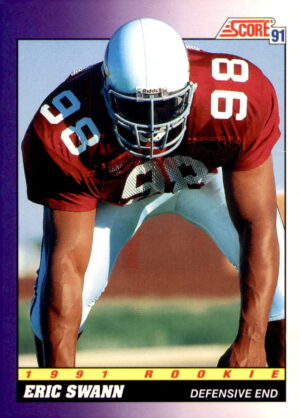 1991 Score #596 Eric Swann