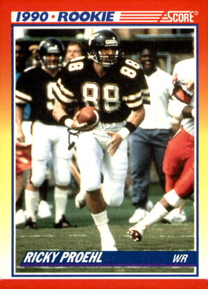 1990 Score #654 Ricky Proehl