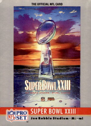 1990 Pro Set #23 Super Bowl XXIII Super Bowl Collectibles