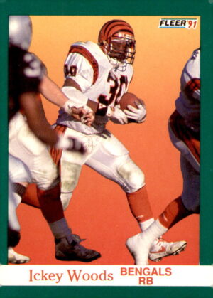 1991 Fleer #28 Ickey Woods