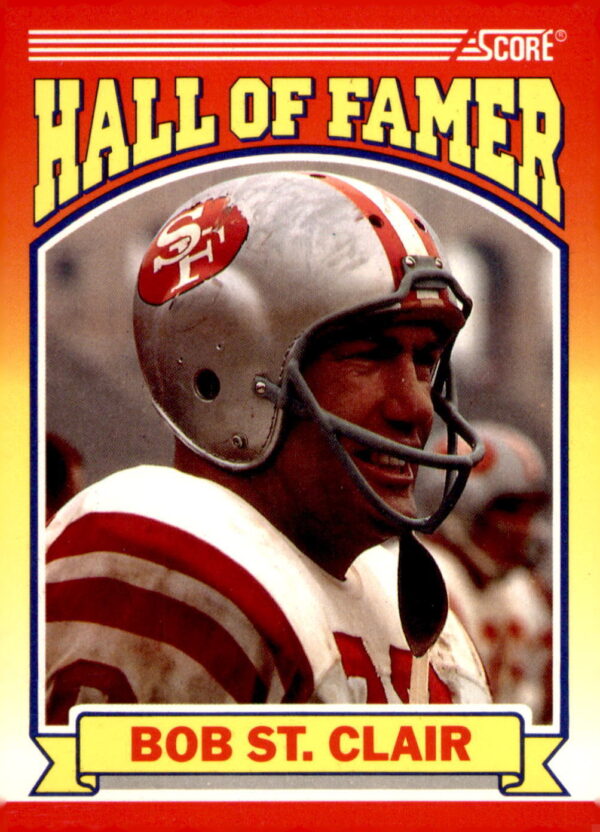 1990 Score #596 Bob St. Clair