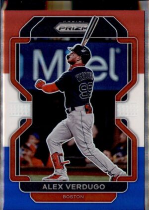 2022 Panini Prizm #85 Alex Verdugo Red/White/Blue Prizm