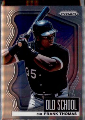 2022 Panini Prizm #OS-3 Frank Thomas Old School Purple Prizm