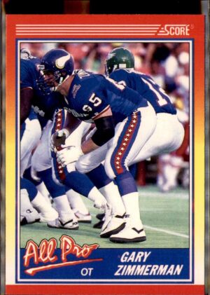 1990 Score #586 Gary Zimmerman