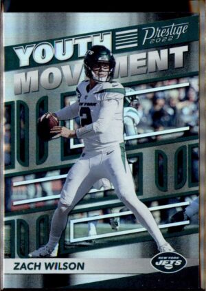 2022 Panini Prestige #YM-8 Zach Wilson Youth Movement