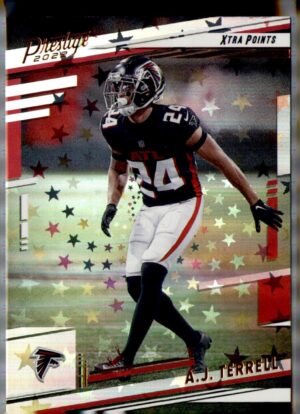 2022 Panini Prestige #16 A.J. Terrell Xtra Points Astral