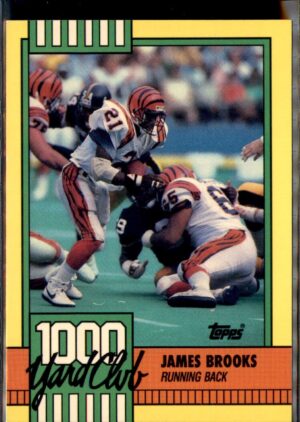 1990 Topps #12a James Brooks 1000 Yard Club