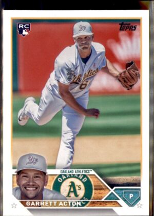 2023 Topps Update #US192 Garrett Acton Mother's Day Hot Pink #/50