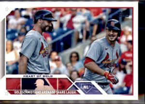 2023 Topps Update #US147 Heart of Gold (Nolan Arenado / Paul Goldschmidt)