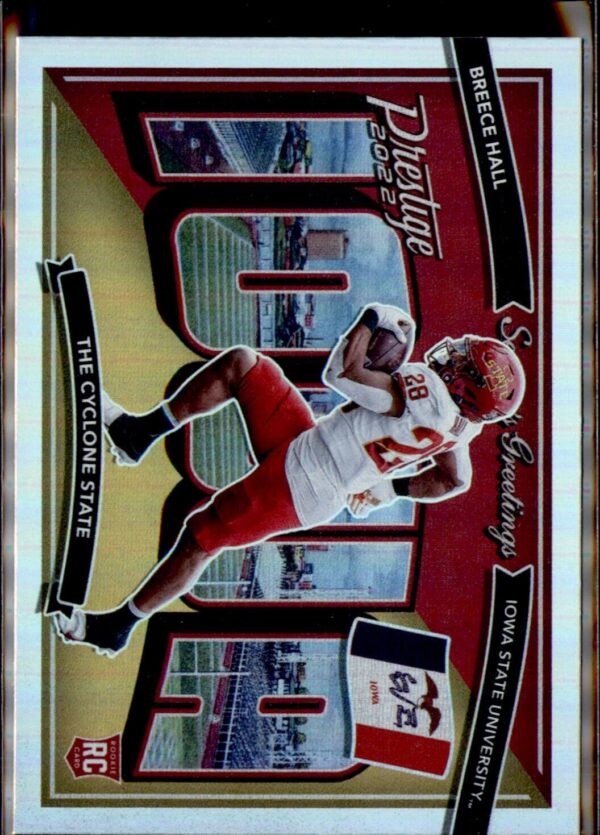 2022 Panini Prestige #SG-13 Breece Hall Seasons Greetings