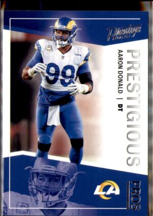 2022 Panini Prestige #PP-14 Aaron Donald Prestigious Pros