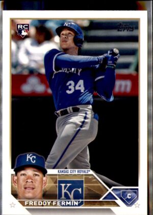 2023 Topps Update #US114 Freddy Fermin Gold