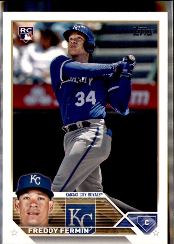 2023 Topps Update #US114 Freddy Fermin Gold
