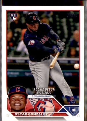 2023 Topps Update #US275 Oscar Gonzalez Black #/72