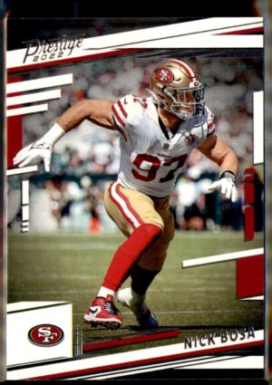 2022 Panini Prestige #270 Nick Bosa Xtra Points Astral