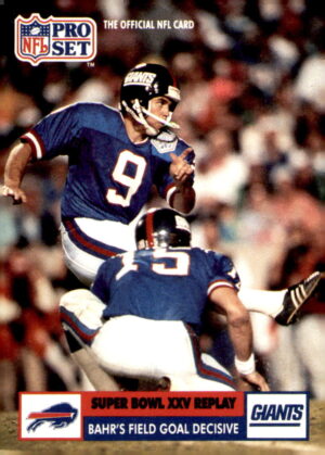 1991 Pro Set #53 Bahr's Field Goal Decisive