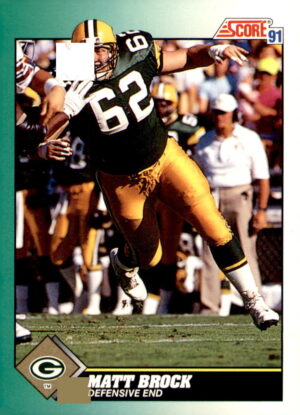 1991 Score #303 Matt Brock