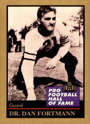 1991 Enor Pro Football HOF #43 Dr. Dan Fortmann