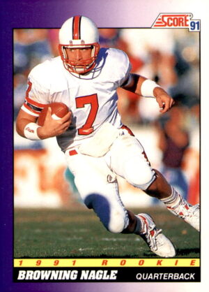 1991 Score #583 Browning Nagle