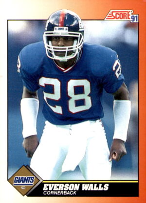 1991 Score #455 Everson Walls