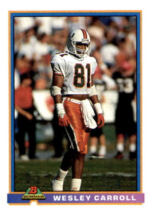 1991 Bowman #355 Wesley Carroll