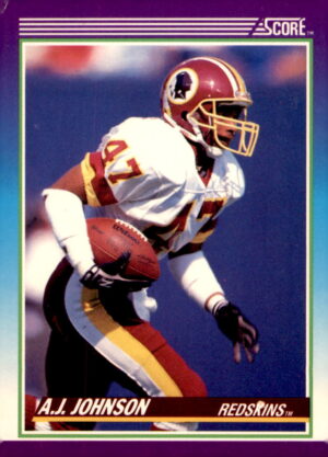 1990 Score #157 A.J. Johnson