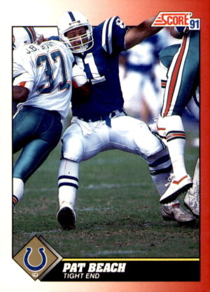 1991 Score #137 Pat Beach