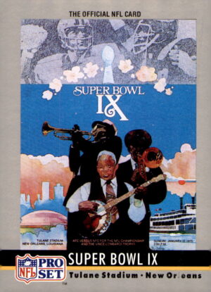 1990 Pro Set #9 Super Bowl IX Super Bowl Collectibles