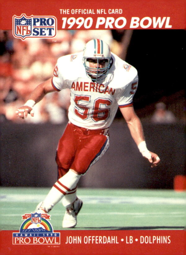 1990 Pro Set #362 John Offerdahl