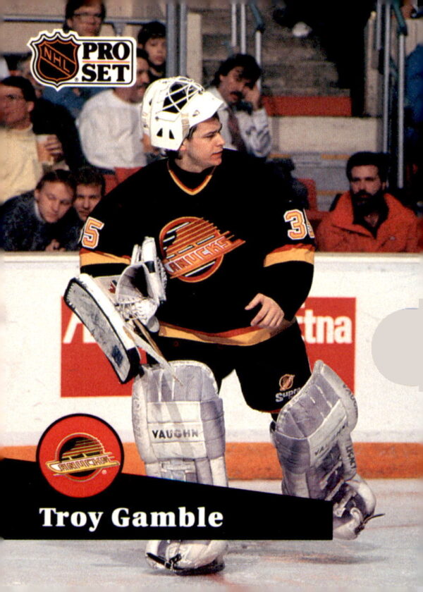 1991-92 Pro Set #238 Troy Gamble