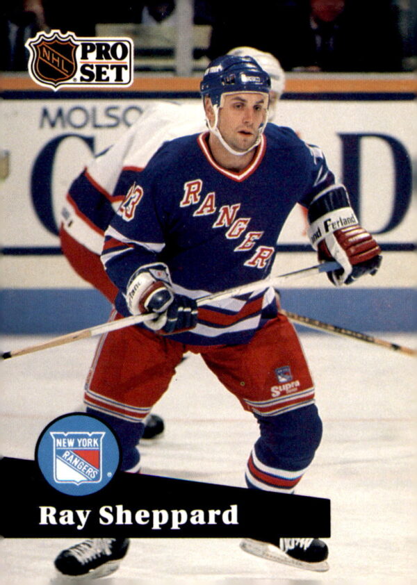 1991-92 Pro Set  #162 Ray Sheppard